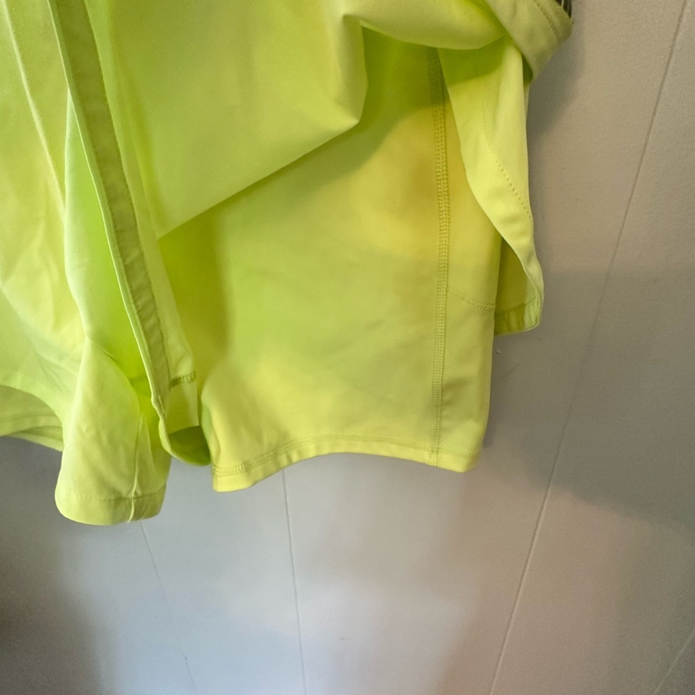 DSG Lime Green 2 in 1 Running Shorts - Picture 5 of 7